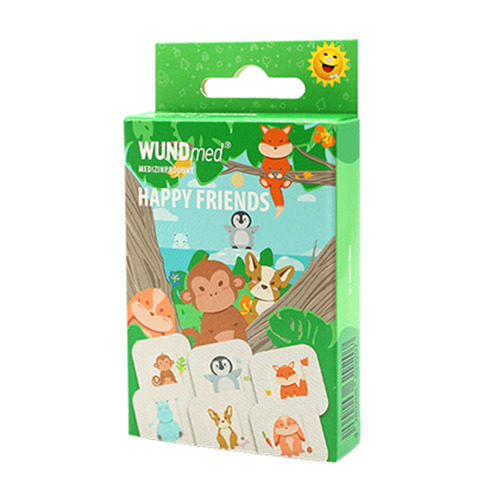 Parches infantiles – amigos felices, 10 piezas