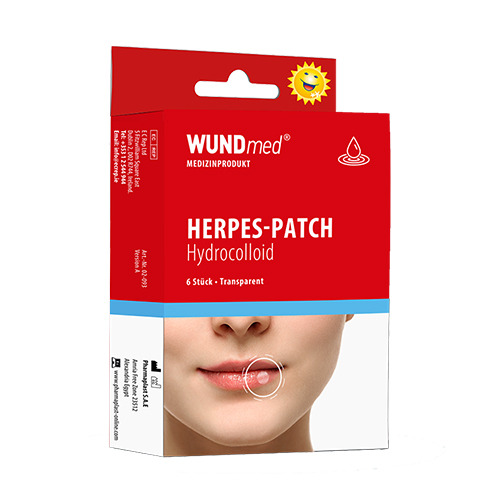 Parches para herpes, 6 piezas