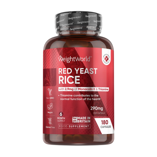 Arroz de levadura roja 290 mg, 180 cápsulas