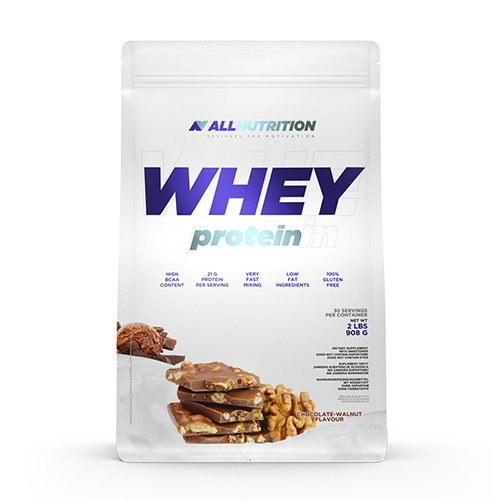 WHEY Protein - Chocolat et noix, 908 g