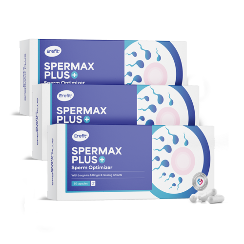 3x SpermaX Plus – soutien au sperme, ensemble 180 gélules