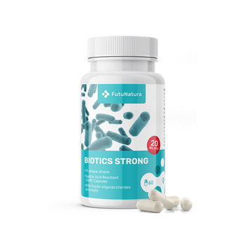 Probiotik in prebiotik Biotics Strong.Probiotique et prébiotique Biotics Strong.
