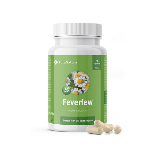 Feverfew (Grande camomille), 60 gélules 