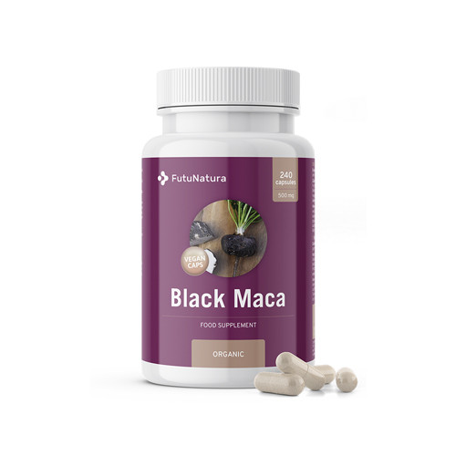 Maca noire BIO, 240 gélules