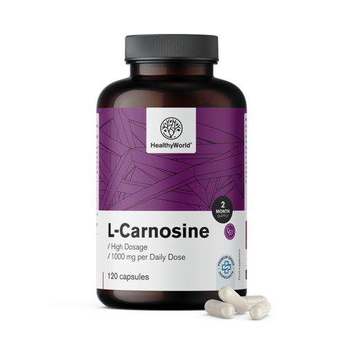 L-carnosine 1000 mg, 120 gélules