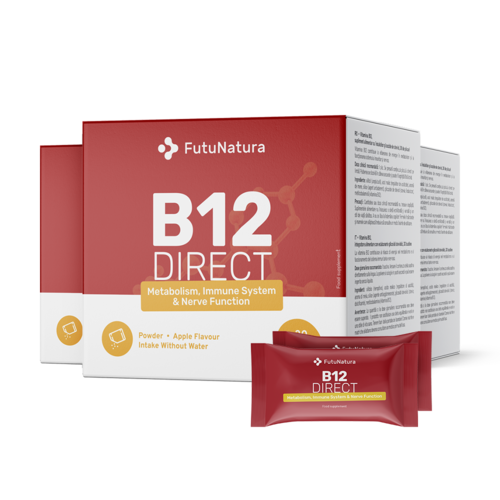 3x Vitamine B12 DIRECT, ensemble 90 sachets