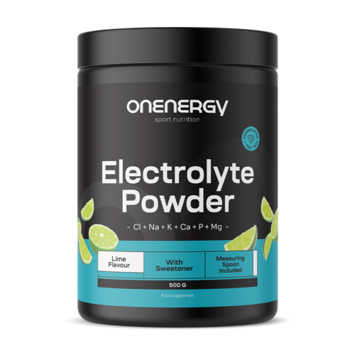 Électrolytes en poudre – citron vert, 500 g