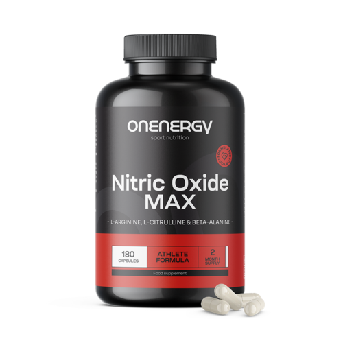 Nitric Oxide Max – complexe avec arginine, citrulline et bêta-alanine, 180 gélules