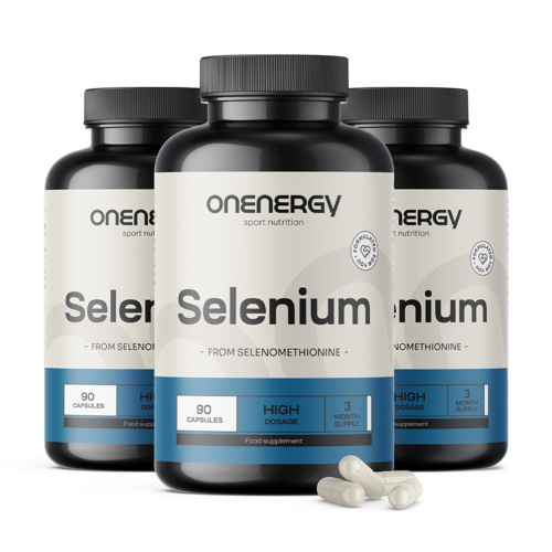 3x Sélénium 110 µg, ensemble 270 gélules