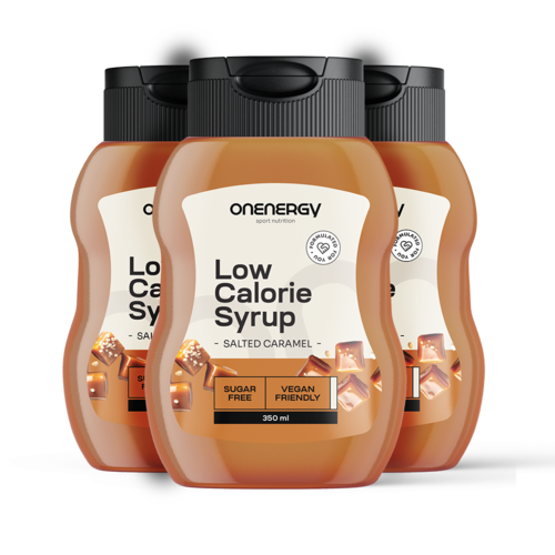 3x Sirop allégé avec édulcorant – caramel salé, ensemble 1050 ml