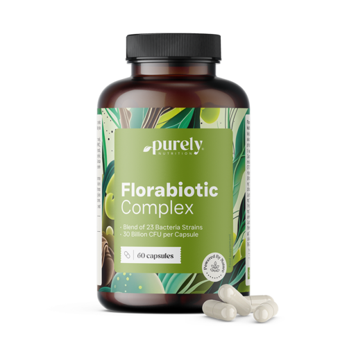 Florabiotic Complex – formule symbiotique contenant 30 milliards d'UFC, 60 gélules