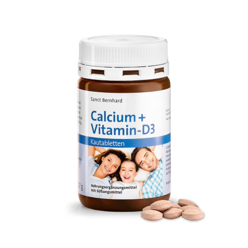 Calcium + vitamine D3, 150 comprimés à croquer