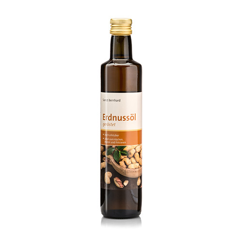 Huile d'arachide 100 % pure, 500 ml
