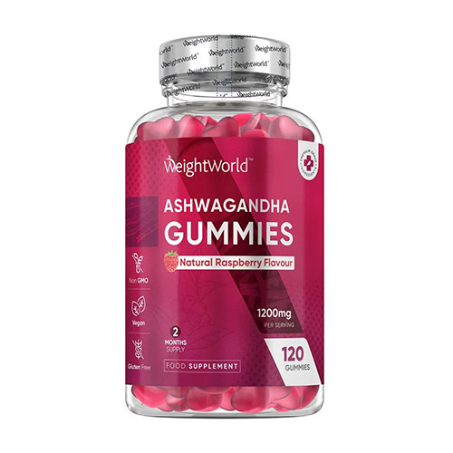 Ashwagandha 1200 mg, 120 gummies