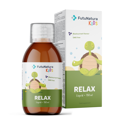 Relax – Υγρό συμπλήρωμα διατροφής για παιδιά για χαλάρωση, 150 ml