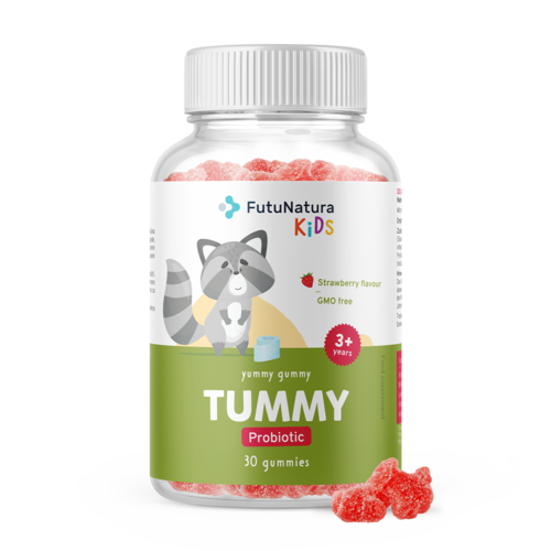 TUMMY - Παιδικά ζελεδάκια για την πέψη, 30 ζελεδάκια 