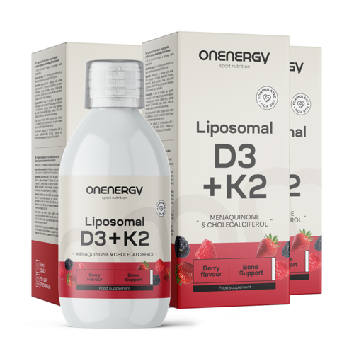 3x Λιποσωμιακή βιταμίνη D3 + K2, συνολικά 750 ml