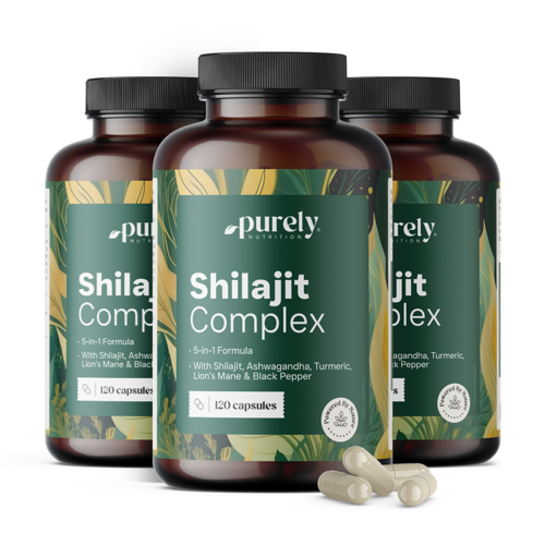 3x Σύμπλεγμα Shilajit, συνολικά 360 κάψουλες