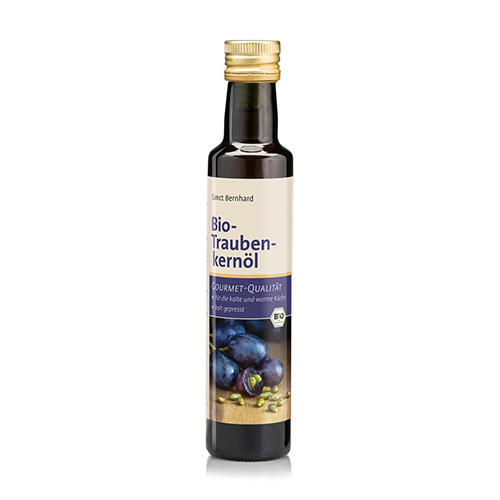 100% λάδι σπόρων σταφυλιού - ΒΙΟ, 250 ml