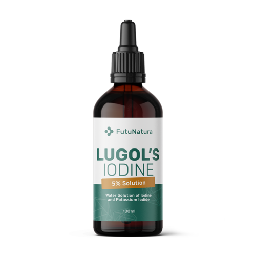 Lugolova otopina 5 % s kapaljkom, 100 ml