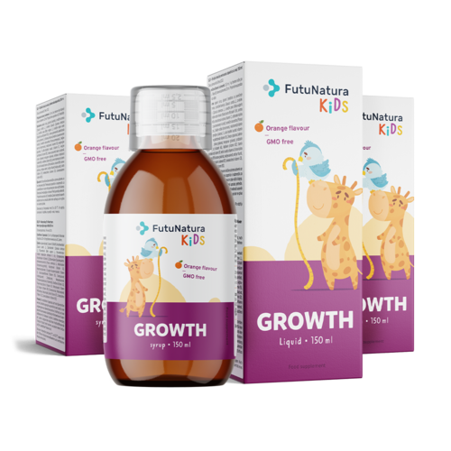 3x GROWTH – Tekući dodatak prehrani za djecu u razdoblju rasta, ukupno 450 ml