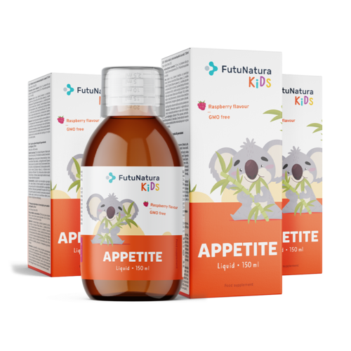 3x APPETITE – Tekući dodatak prehrani za djecu za apetit, ukupno 450 ml 