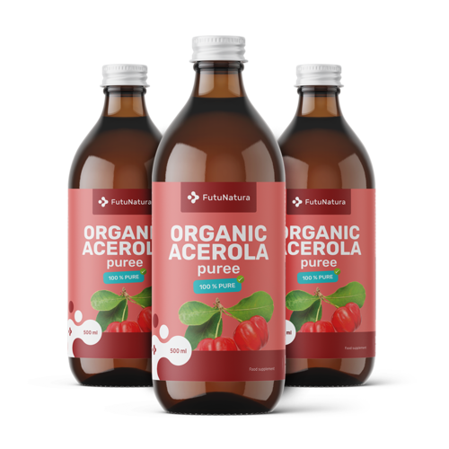 3x BIO Gusti sok od acerole, ukupno 1500 ml