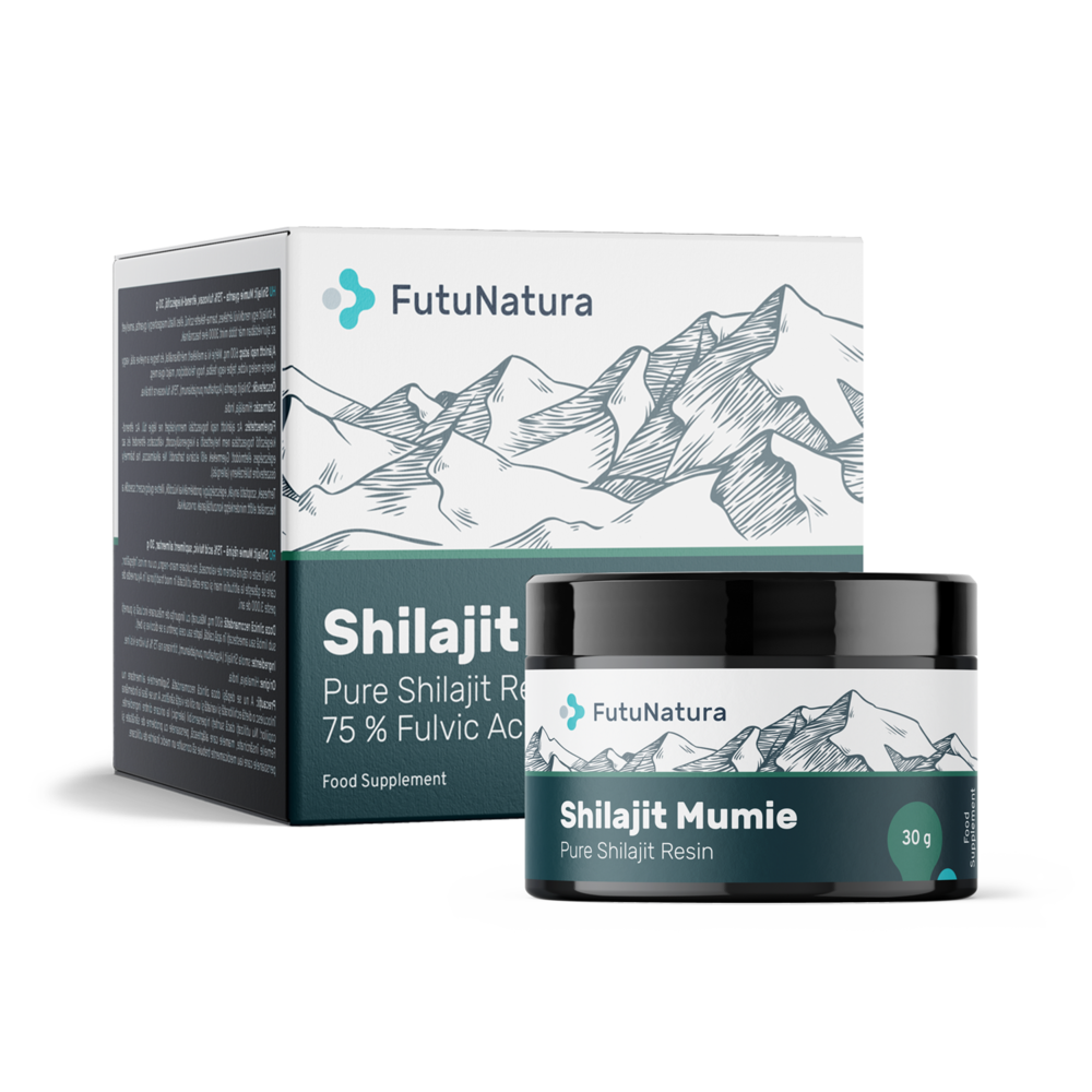 Shilajit Mumija smola – 75 % fulvične kiseline.