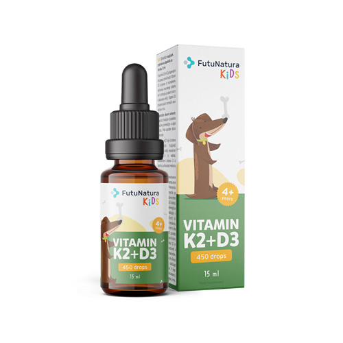 Vitamin K2+D3 u kapima – za djecu, 15 ml
