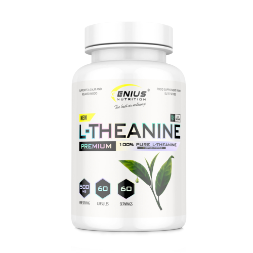 L-teanin 500 mg, 60 kapsula
