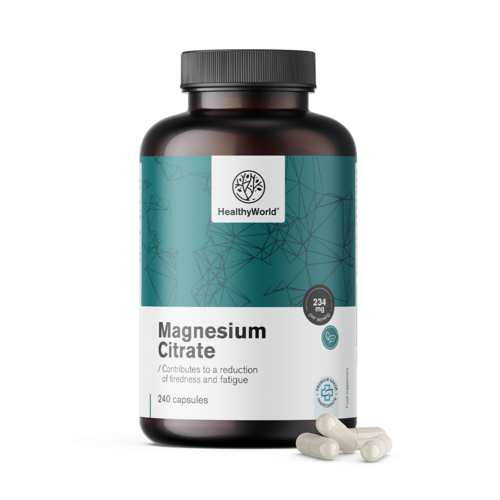 Magnezijev citrat 234 mg, 240 kapsula