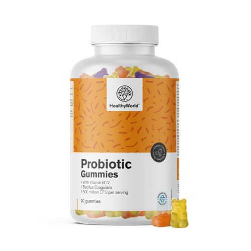 Probiotic – gumeni bomboni s mikrobiološkim kulturama, 90 gumenih bombona