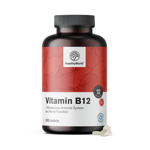 Vitamin B12 500 µg, 365 tableta