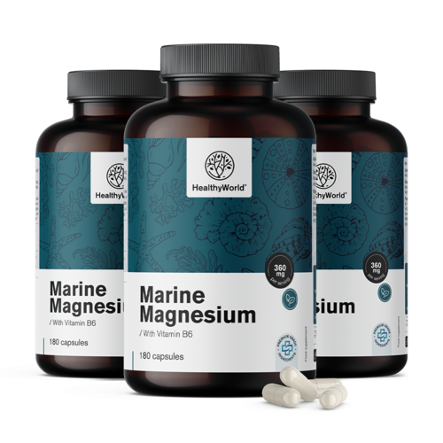3x Morski magnezij 360 mg, ukupno 540 kapsula