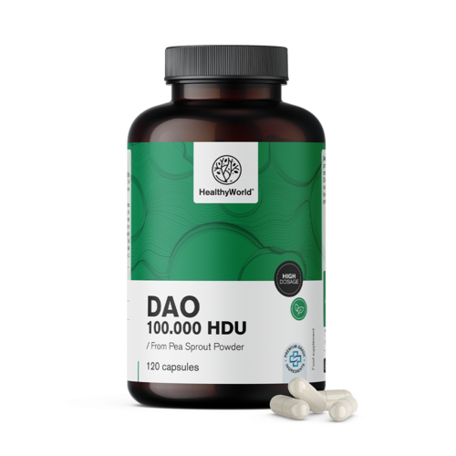 DAO diamin oksidaza 100.000 HDU, 120 kapsula