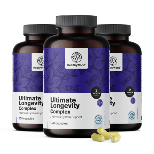 3x Ultimate Longevity Complex, ukupno 360 kapsula