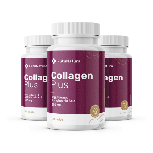 3x Kolagen + vitamin C + hijaluronska kiselina, ukupno 360 tableta
