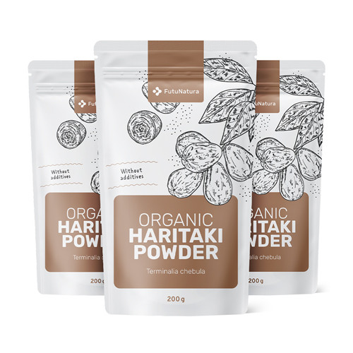 3x BIO Haritaki u prahu, ukupno 600 g