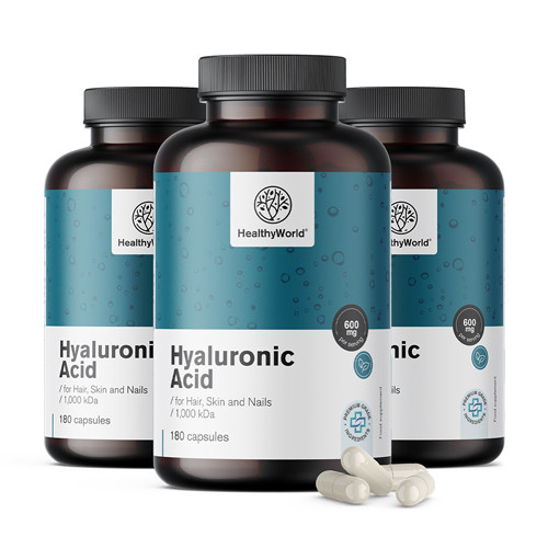 3x Hijaluronska kiselina 600 mg, ukupno 540 kapsula