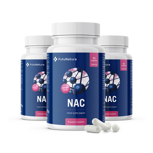 3x NAC 500 mg, ukupno 270 kapsula