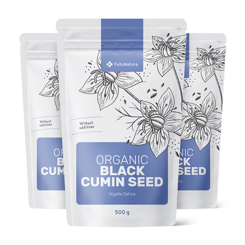 3x BIO Sjemenke crnog kima, ukupno 1500 g