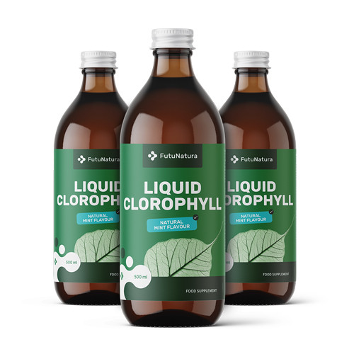 3x Tekući klorofil, ukupno 1500 ml