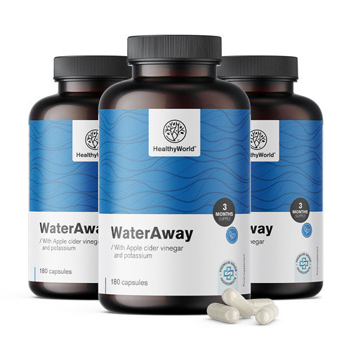 3x WaterAway – kapsule za izbacivanje vode, ukupno 540 kapsula