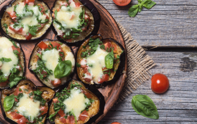 LCHF pizza od patlidžana LCHF pizza od patlidžana