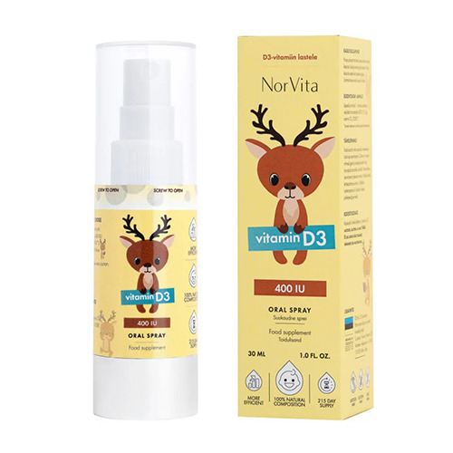 Vitamin D3 - sprej za bebe i djecu, 30 ml