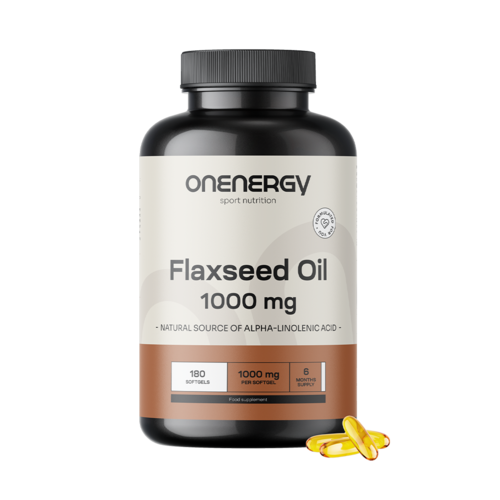 Ulje lanenih sjemenki 1000 mg, 180 mekih kapsula