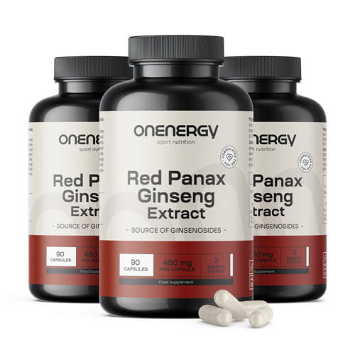 3x Crveni ginseng (Red Panax Ginseng) – ekstrakt, ukupno 270 kapsula