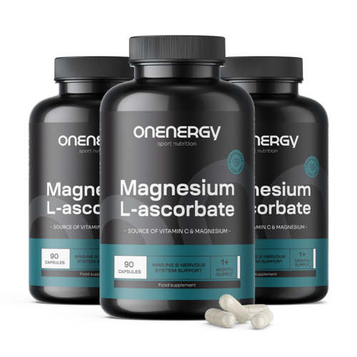 3x Magnezijev L-askorbat, ukupno 270 kapsula