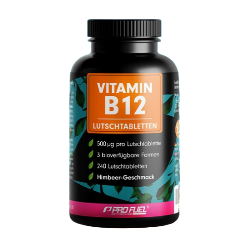Veganski vitamin B12 – malina, 240 pastila