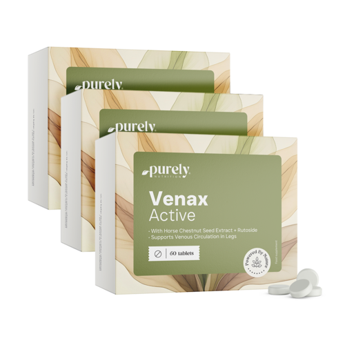 3x Venax Active - kompleks za vene i cirkulaciju, ukupno 180 tableta